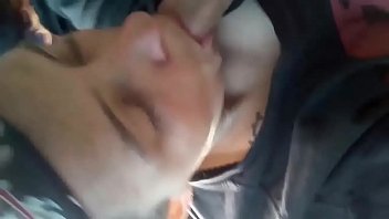 Dad Feeds Daughter His Cum While Driving