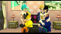 Dragon Ball Porn Epi 17 Hentai Wife Swap Goku and Vegeta Unfaithful and Hot Wives Want to be Fucked by their Husband's Friend NTR