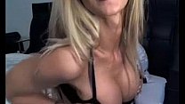 Amazing Blonde Webcam Whore Dp Masturbation In High Heels
